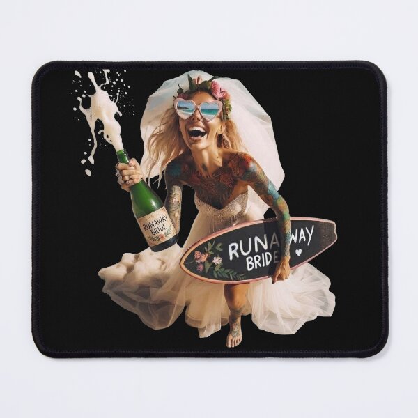 Item preview, Gothic Bachelorette Party Foam Surfboard designed and sold by Voodoo Store Paranormal Collections.