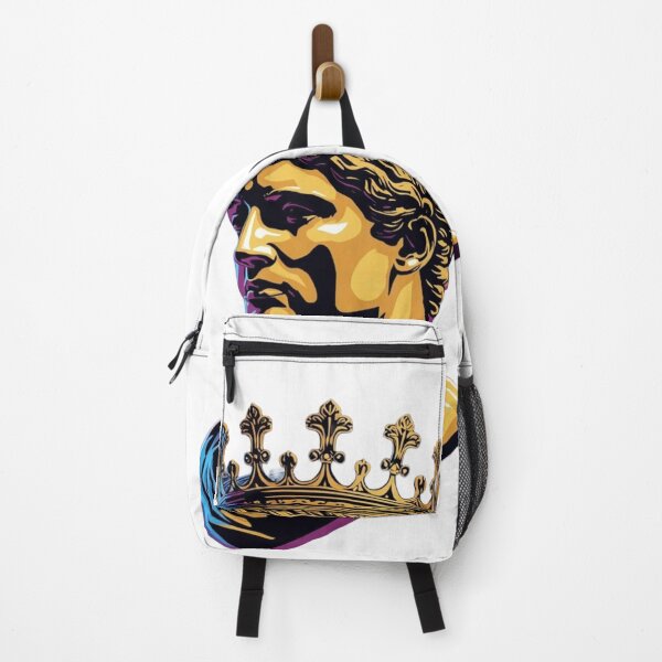 Item preview, Golden Crown Roman Emperor Greek Statue Pop Art designed and sold by Ankushpc.