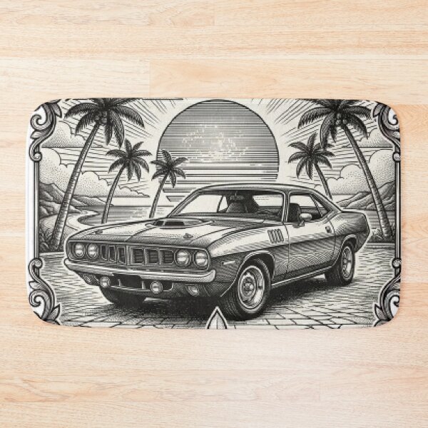 Item preview, Vintage Muscle Car T-Shirt | Classic American Car | Retro Engraved Automotive Art designed and sold by Faisal  Shah.