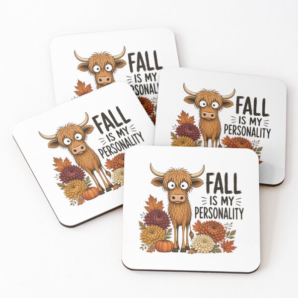 Item preview, Highland Cow Fall Personality designed and sold by Barnfield and Co.