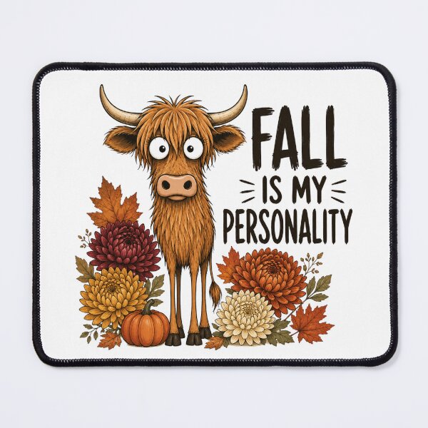 Item preview, Highland Cow Fall Personality designed and sold by Barnfield and Co.