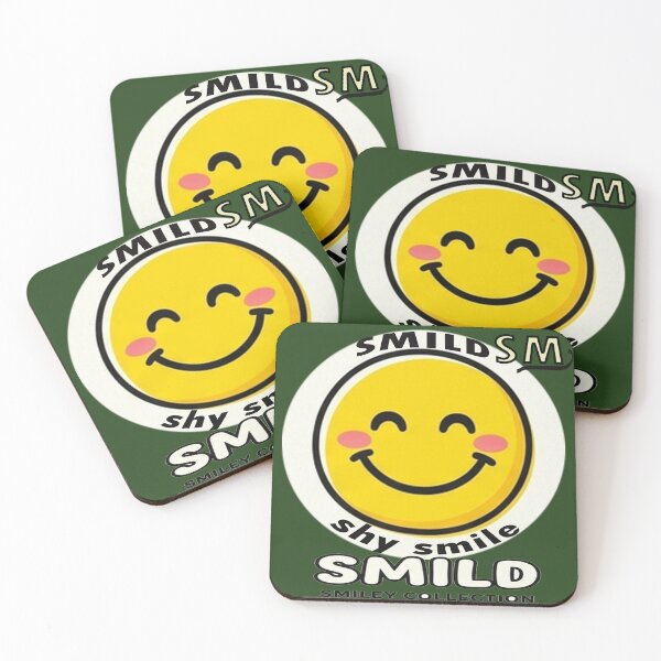 Item preview, 7 Shy Smile Smiley Face designed and sold by PIYATO941DESIGN.
