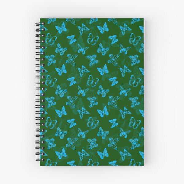 Item preview, Blue On Green Butterfly Pattern Design designed and sold by PatternTitan.