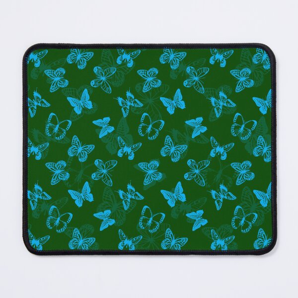 Item preview, Blue On Green Butterfly Pattern Design designed and sold by PatternTitan.