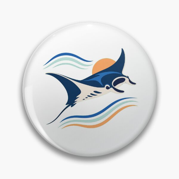 Item preview, a manta ray designed and sold by zzinthestore.