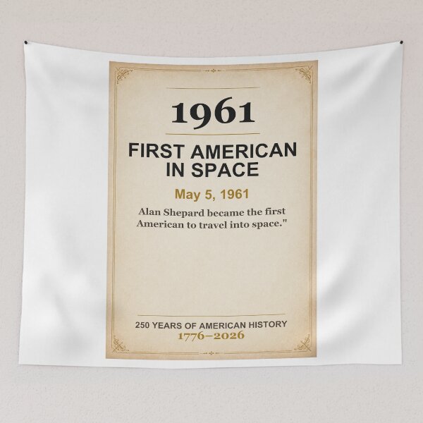 Item preview, America 250 | First American in Space | 1961 designed and sold by ariksworld.