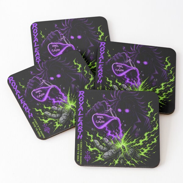 Item preview,  Mad Scientist with Purple Aura and Neon Green Chemical Flame designed and sold by RoyalEarthstore.