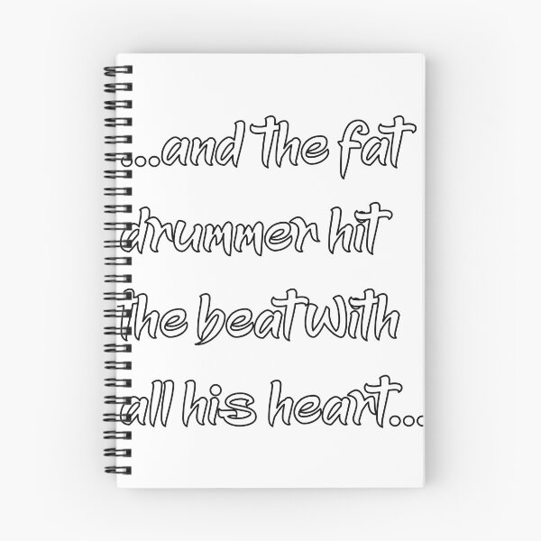 Item preview, the fat drummer hit the beat with all his heart designed and sold by halibutgoatramb.