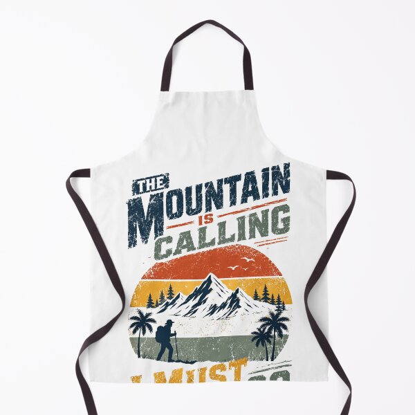 Item preview, The Mountain Is Calling I Must Go Hiking Outdoors Adventure Mountaineer Gift designed and sold by HumansStuck12.