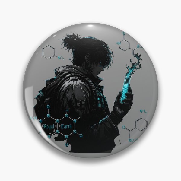 Item preview,  Organic Chemist Sketch with Molecular Formulas and Blue Glow designed and sold by RoyalEarthstore.