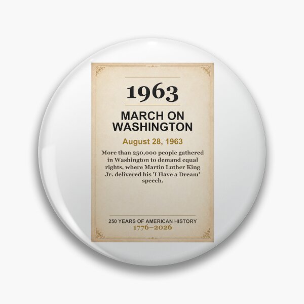 Item preview, America 250 | March on Washington | 1963 designed and sold by ariksworld.