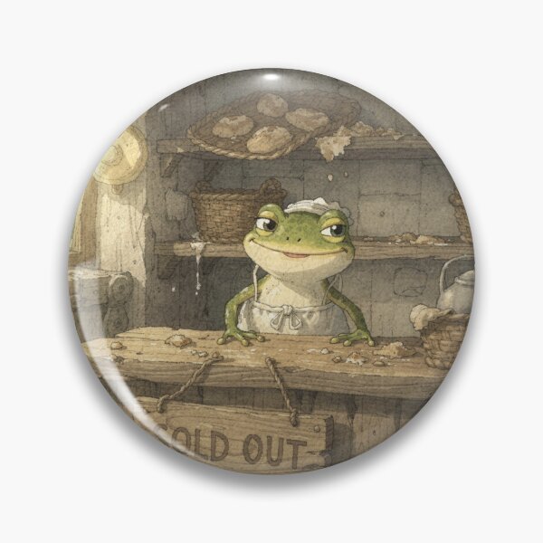 Item preview, Toad Bakery: Sold Out of Everything Funny Cottagecore Art designed and sold by PictorialWhimsy.