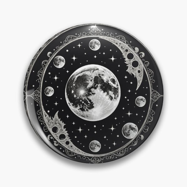 Item preview, Mystical Moon Phase Sticker designed and sold by PinoITC.