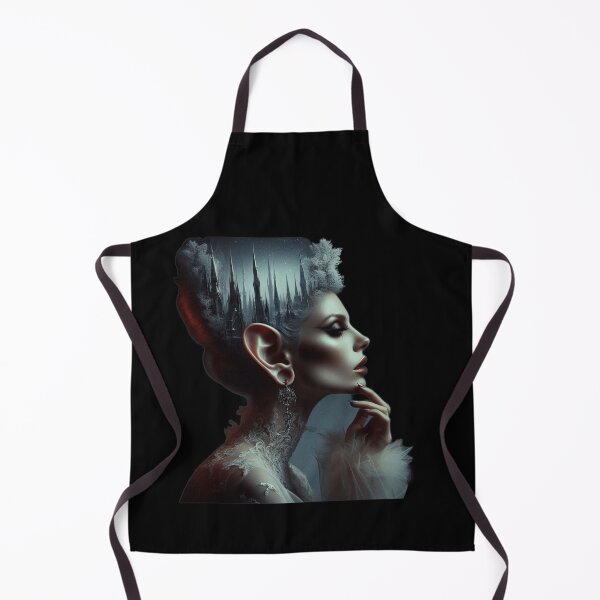 Item preview, Gothic Ice Queen with Dark Castle Mindscape Art designed and sold by LujziWorld.