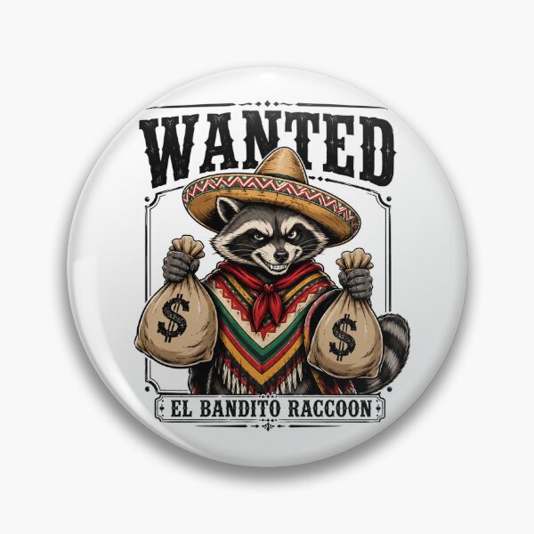 Item preview, Outlaw Raccoon Bandit With Money Bags designed and sold by the-dovlat.