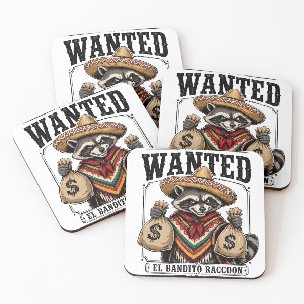 Item preview, Outlaw Raccoon Bandit With Money Bags designed and sold by the-dovlat.