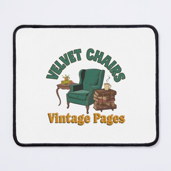 Item preview, Vintage Velvet Chair Books Coffee Aesthetic designed and sold by Coffread.