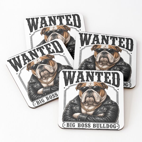 Item preview, Tough Bulldog Gangster With Leather Jacket designed and sold by the-dovlat.