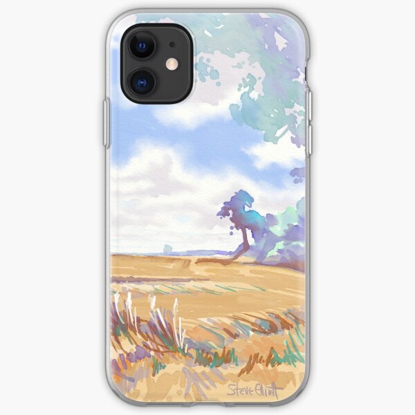 Hayfield on a Sunny Day iPhone Soft Case