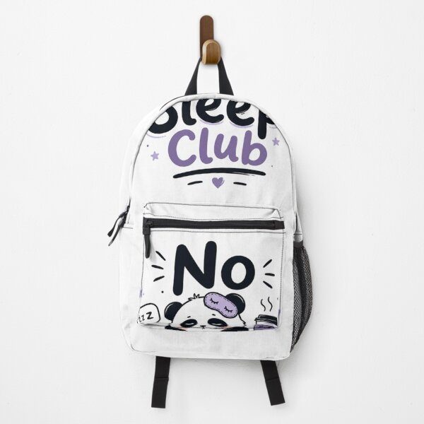 Item preview, No Sleep Club Cute Kawaii Sleepy Panda Coffee Typography | Funny Insomnia Quote Sticker designed and sold by Sanika arts .