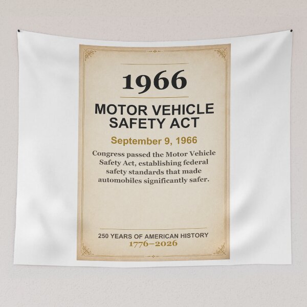 Item preview, America 250 | Motor Vehicle Safety Act | 1966 designed and sold by ariksworld.