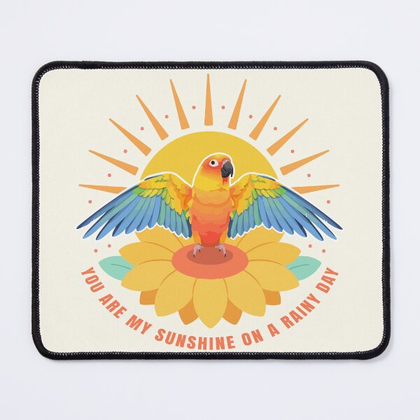 Item preview, Cheerful Sun Conure Retro Sunshine Lover Gift designed and sold by Paw-Soul.