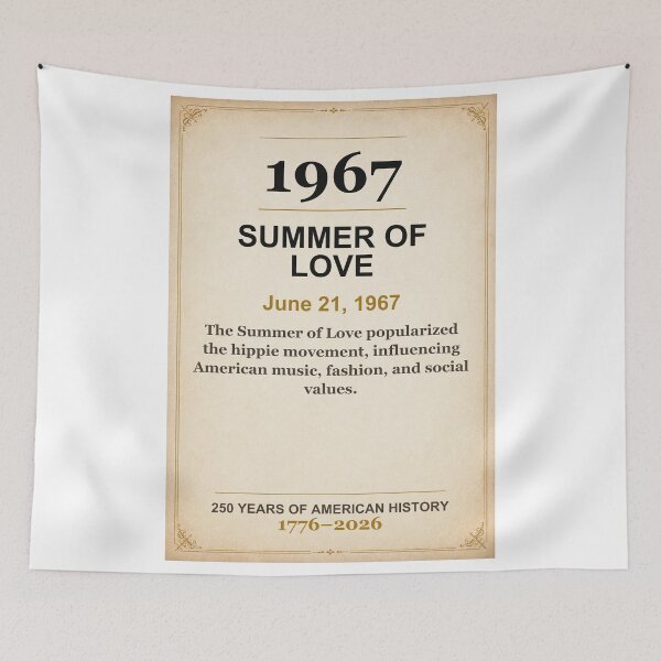 Item preview, America 250 | Summer of Love | 1967 designed and sold by ariksworld.