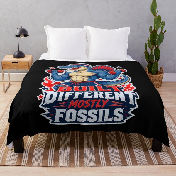 Item preview, Built Different Mostly Fossils Funny Spinosaurus Gym Design designed and sold by Tong4130.