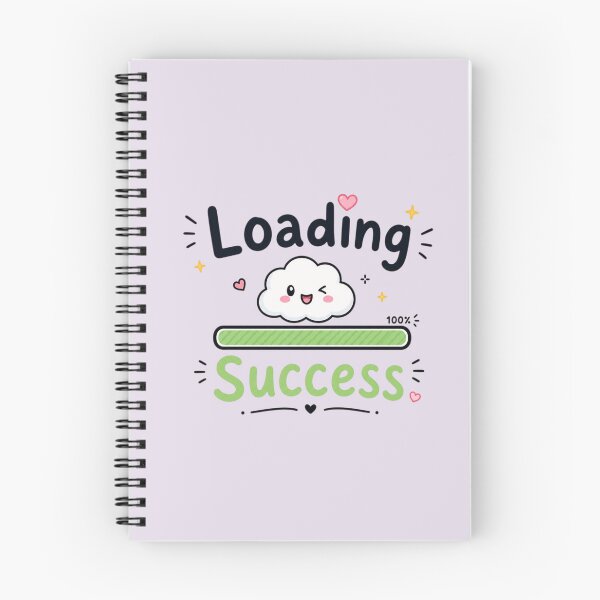 Item preview, Loading Success Cute Motivation Progress Bar Kawaii Design | Positive Mindset Graphic designed and sold by Sanika arts .