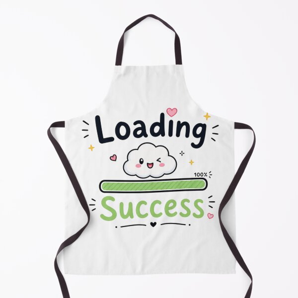 Item preview, Loading Success Cute Motivation Progress Bar Kawaii Design | Positive Mindset Graphic designed and sold by Sanika arts .