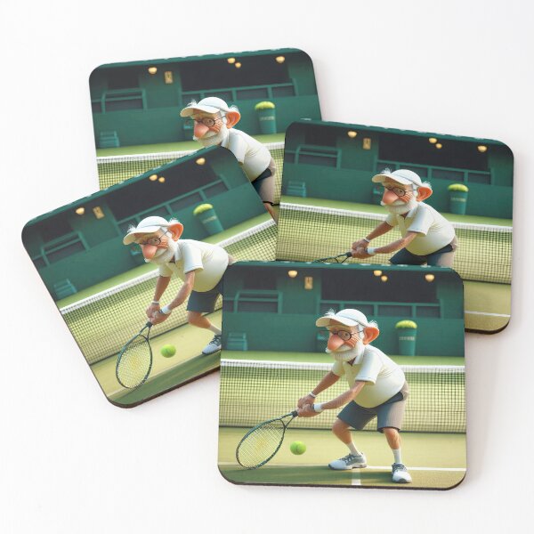 Item preview, Old Fart playing Tennis at Wimbledon designed and sold by Colin Bentham.