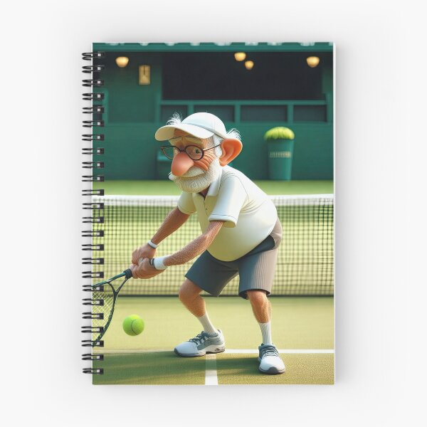 Item preview, Old Fart playing Tennis at Wimbledon designed and sold by Colin Bentham.