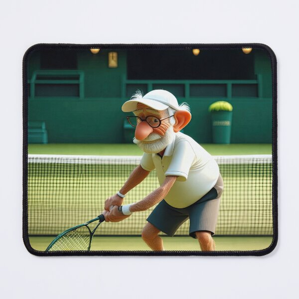 Item preview, Old Fart playing Tennis at Wimbledon designed and sold by Colin Bentham.