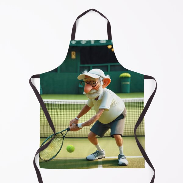 Item preview, Old Fart playing Tennis at Wimbledon designed and sold by Colin Bentham.