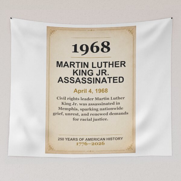 Item preview, America 250 | Martin Luther King Jr. Assassinated | 1968 designed and sold by ariksworld.