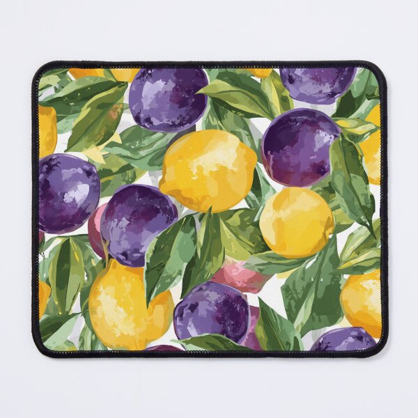 Item preview, Fruits pattern yellow and purple designed and sold by Heaven1111.
