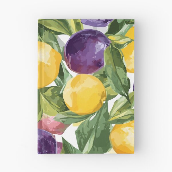 Item preview, Fruits pattern yellow and purple  designed and sold by Heaven1111.