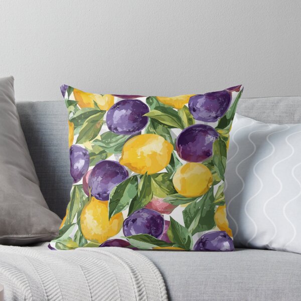 Item preview, Fruits pattern yellow and purple  designed and sold by Heaven1111.