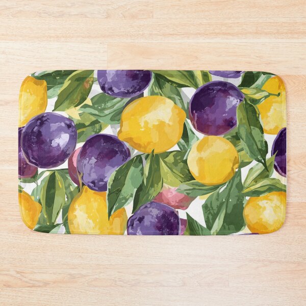 Item preview, Fruits pattern yellow and purple  designed and sold by Heaven1111.