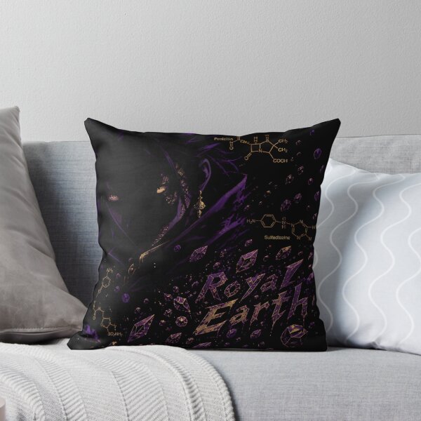 Item preview, Purple  Warrior Sketch with Chemistry Molecular Formulas designed and sold by RoyalEarthstore.