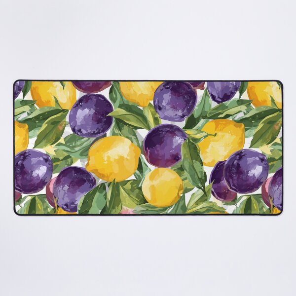 Item preview, Fruits pattern yellow and purple  designed and sold by Heaven1111.