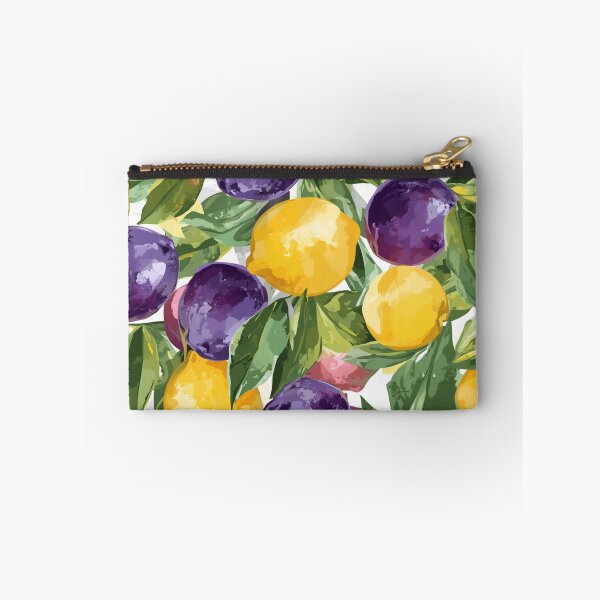 Item preview, Fruits pattern yellow and purple  designed and sold by Heaven1111.