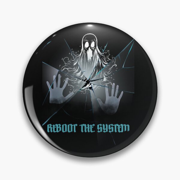 Item preview, Reboot The System - Ghost in the Machine Cyberpunk Art designed and sold by AhmadAnnaPrints.