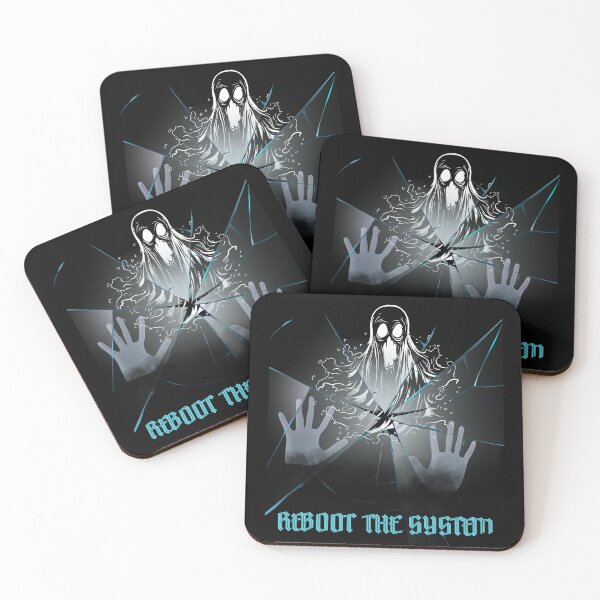 Item preview, Reboot The System - Ghost in the Machine Cyberpunk Art designed and sold by AhmadAnnaPrints.