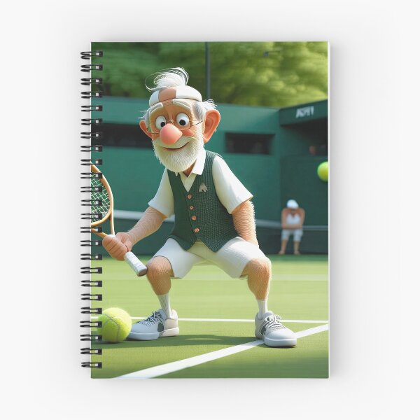 Item preview, Old Fart playing Tennis at Wimbledon designed and sold by Colin Bentham.