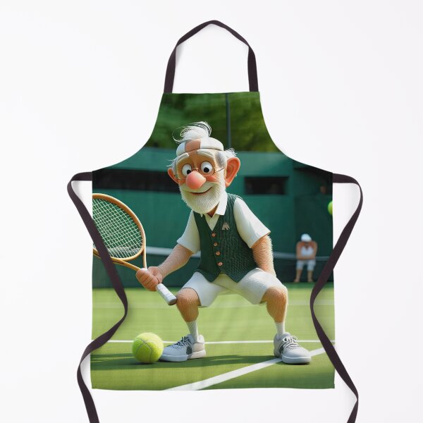 Item preview, Old Fart playing Tennis at Wimbledon designed and sold by Colin Bentham.