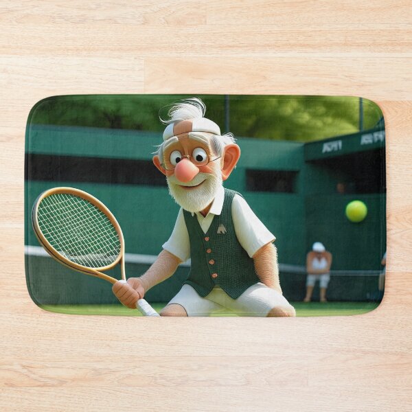 Item preview, Old Fart playing Tennis at Wimbledon designed and sold by Colin Bentham.