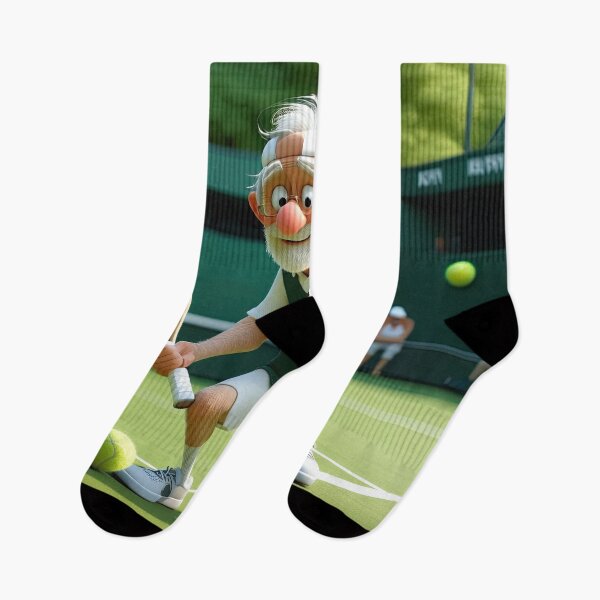 Item preview, Old Fart playing Tennis at Wimbledon designed and sold by Colin Bentham.