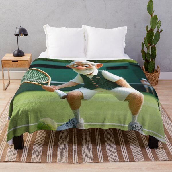 Item preview, Old Fart playing Tennis at Wimbledon designed and sold by Colin Bentham.