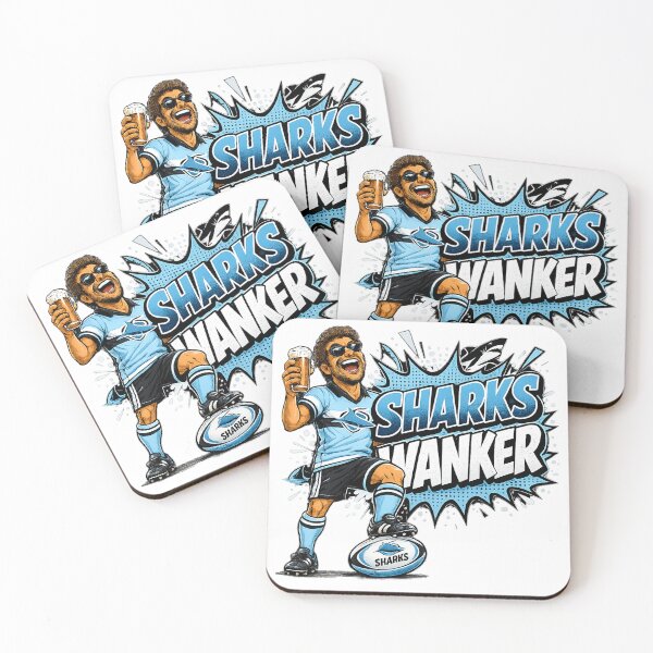 Item preview, Funny Sharks Fan Parody Design – Cheeky Rugby Supporter Graphic designed and sold by UrbanKangaroo.